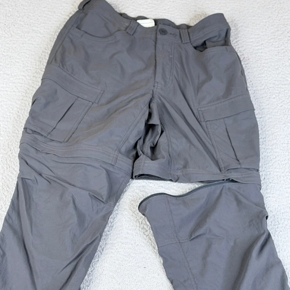 Columbia Convertible Pants Mens 32x32 Silver Ridge Cargo Hiking Zip Off 202030